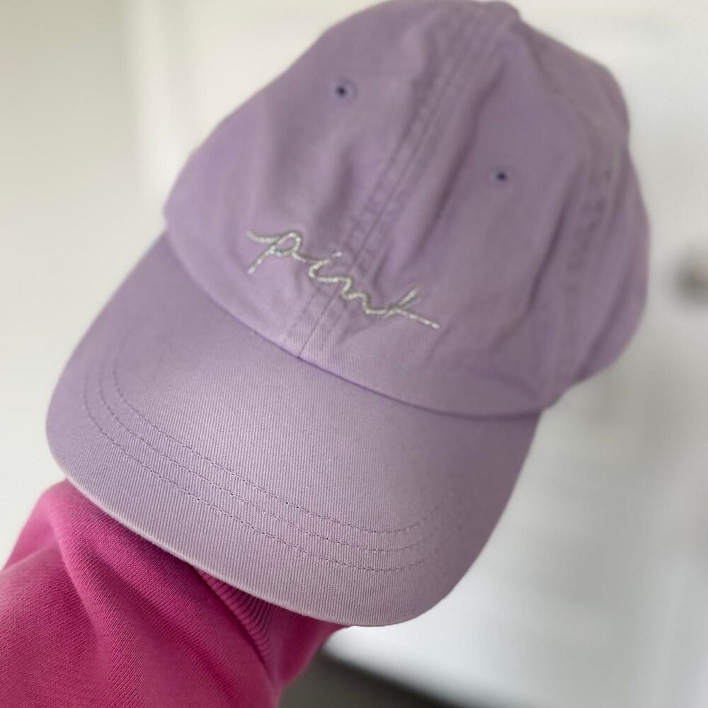 Victoria-s-secret Women's Purple and Pink Hat